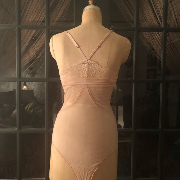 Stella Pink Lace Body Suit